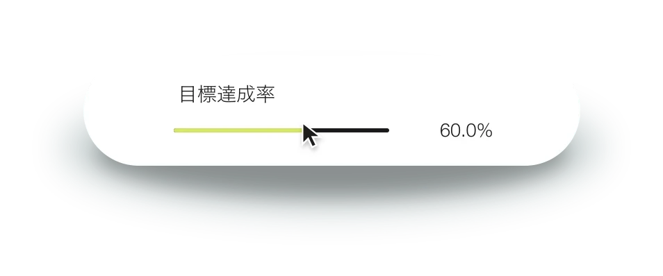 目標達成率 60.0%